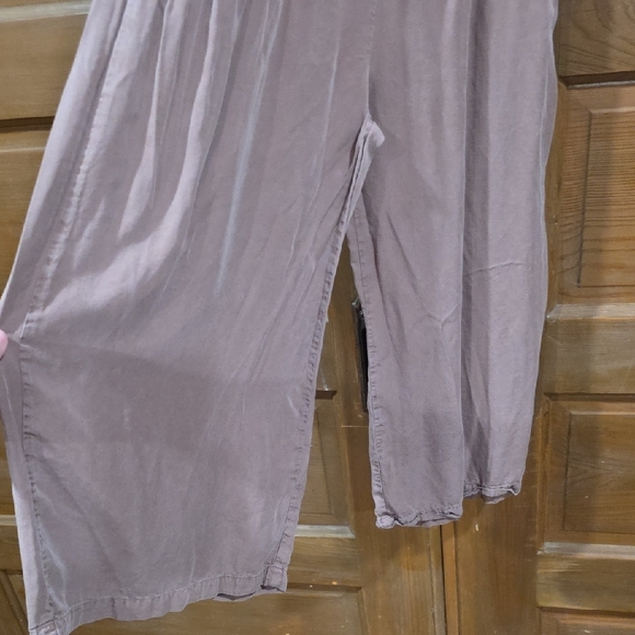 Love Tree Mauve Smocked Button-Front Spaghetti-Strap Jumpsuit - Picture 6 of 7